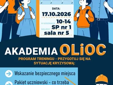 Alarm w szkole bez wychodzenia na zewnątrz. Rodzinny trening w Otwocku