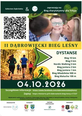 Siedem tras i jeden cel. Bieg w Dąbrówce pomoże Filipowi